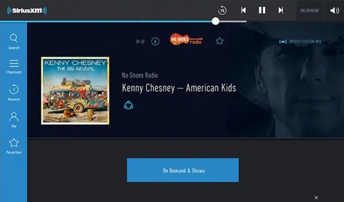 SiriusXM Screnshot 3